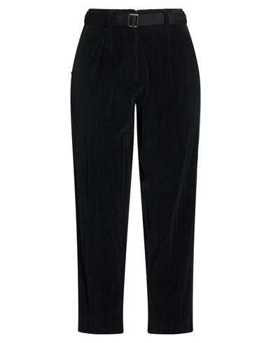 White Sand Woman Pants Black Size 2 Cotton, Elastane