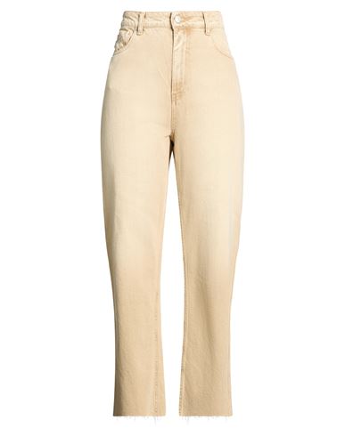 Pantalones vaqueros Mujer Beige L Mujer