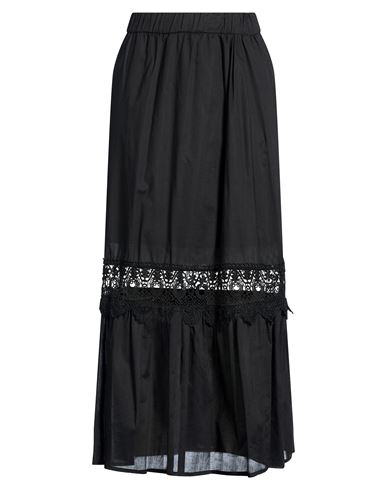 Kaos Jeans Woman Maxi Skirt Black Size 8 Cotton