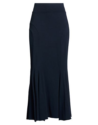 Labo.art Labo. Art Woman Maxi Skirt Midnight Blue Size 1 Cotton, Elastane