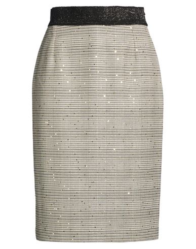 Falda midi Mujer Beige 34,36,38,40 Mujer
