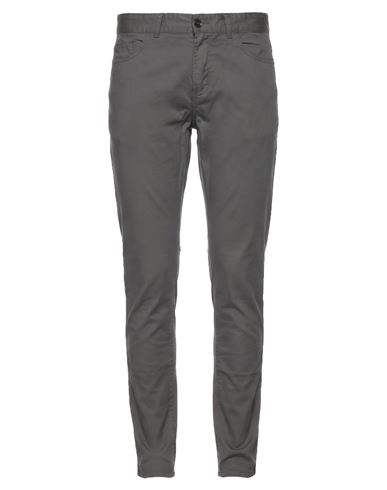 Isaia Man Pants Grey Size 34 Cotton, Elastane