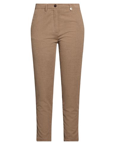 Myths Woman Pants Taupe Size 6 Polyester, Viscose, Elastane In Grey