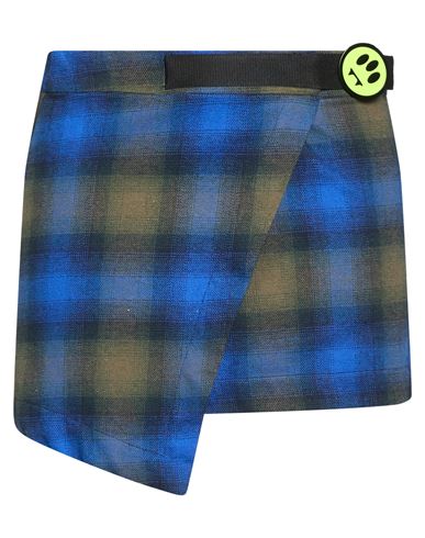 Barrow Woman Mini Skirt Blue Size M Cotton, Polyester