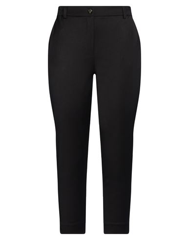White Wise Woman Pants Black Size 6 Polyester, Viscose, Elastane