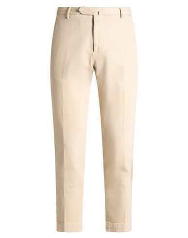 Santaniello Man Pants Beige Size 30 Cotton, Elastane
