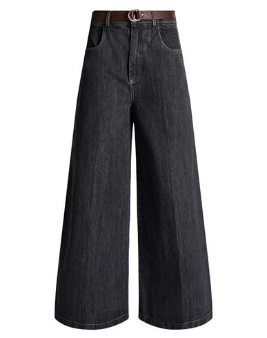 Motel Woman Jeans Black Size M Cotton