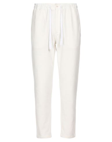 Crossley Man Pants Off White Size M Cotton In Brown