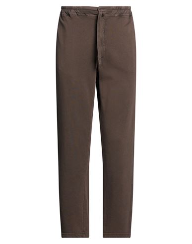 Crossley Man Pants Chocolate Brown Size M Cotton In Multi