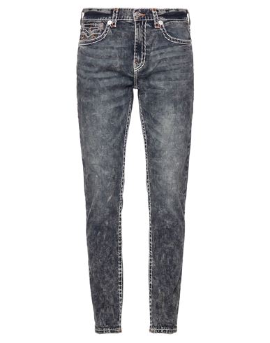 True Religion Man Jeans Blue Size 36w-32l Cotton, Elastane