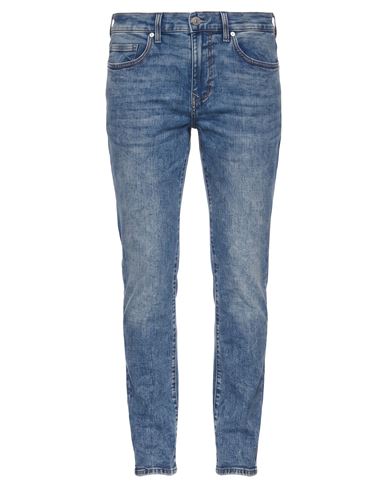 True Religion Man Jeans Blue Size 36 Cotton, Polyester, Rayon, Elastane