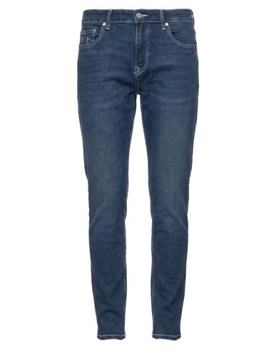 True Religion Man Jeans Blue Size 36w-32l Cotton, Polyester, Viscose, Elastane, Lyocell