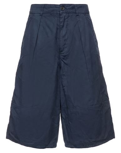 Ymc You Must Create Woman Shorts & Bermuda Shorts Midnight Blue Size 26 Cotton, Cupro