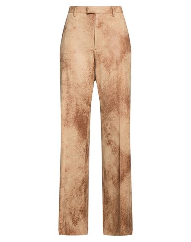 Berwich Woman Pants Sand Size 8 Polyester, Elastane In Beige