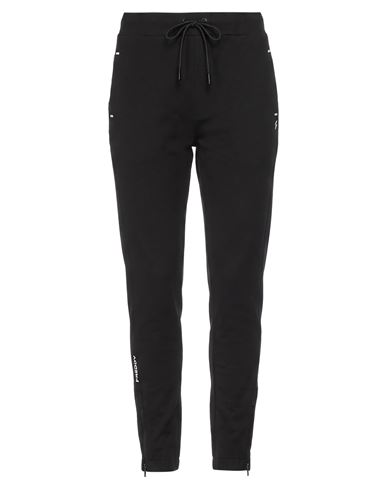 Freddy Woman Pants Black Size Xl Polyester, Cotton, Elastane