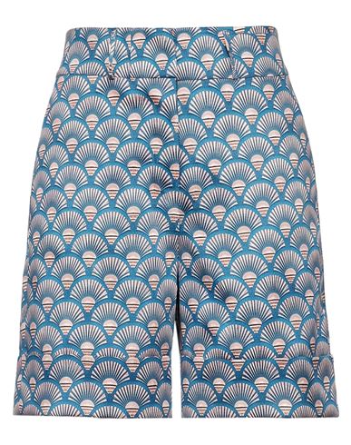 Berwich Woman Shorts & Bermuda Shorts Deep Teal Size 6 Polyester In Green