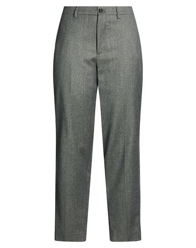 Berwich Woman Pants Grey Size 4 Virgin Wool In Green