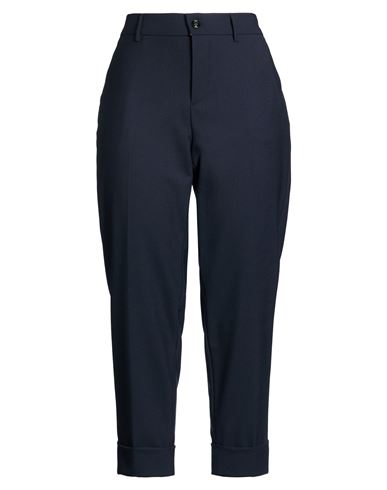 Berwich Woman Pants Midnight Blue Size 8 Polyester, Virgin Wool, Elastane