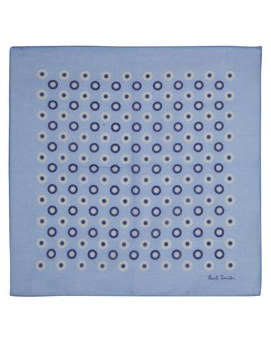 Paul Smith Man Scarf Light Blue Size - Cotton