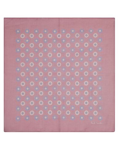 Paul Smith Man Scarf Mauve Size - Cotton In Pink