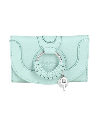 See By Chloé Woman Wallet Light Green Size - Goat Skin