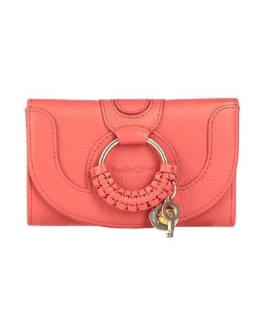 See By Chloé Woman Wallet Rust Size - Goat Skin In Pink
