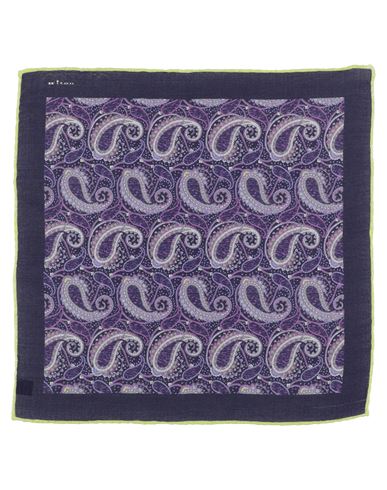 Kiton Man Scarf Purple Size - Cashmere, Silk