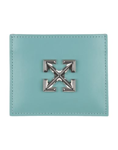 Off-white Woman Document Holder Pastel Blue Size - Leather