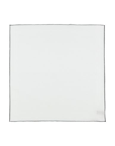Shop Tom Ford Man Scarf White Size - Linen, Cotton