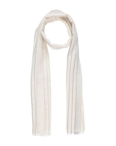 Peserico Easy Woman Scarf Military Green Size - Viscose, Cotton, Polyester, Metallic Polyester In White