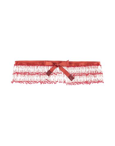 Maliparmi Malìparmi Woman Belt Rust Size Onesize Textile Fibers In Red