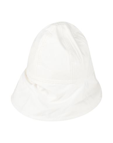 Shop Jil Sander+ Woman Hat White Size Xl Cotton