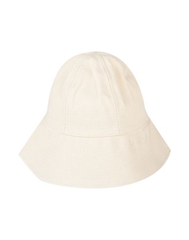 Jil Sander+ Woman Hat Ivory Size Xs Cotton In White