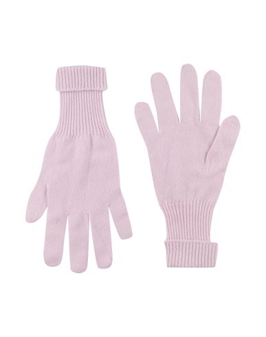 Jil Sander Woman Gloves Light Pink Size Onesize Cashmere, Elastane