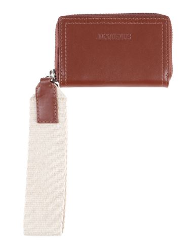 Jacquemus Woman Coin Purse Brown Size - Leather