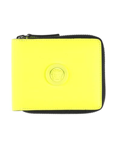 Versace Man Wallet Yellow Size - Leather