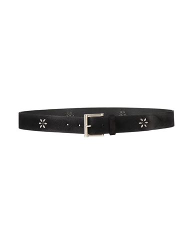 Orciani Man Belt Black Size 36 Leather, Brass