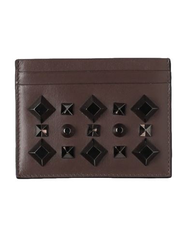 Christian Louboutin Woman Document Holder Brown Size - Leather