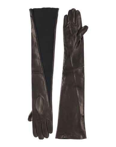 Jil Sander Woman Gloves Black Size 8 Lambskin, Polyester