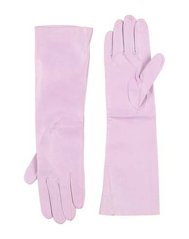 Jil Sander Woman Gloves Lilac Size 8 Lambskin In Purple