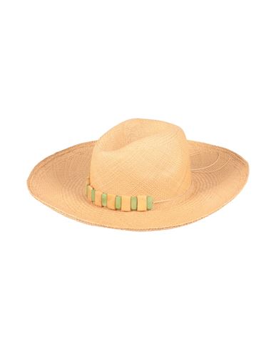 Woman Hat Sand Size L Straw