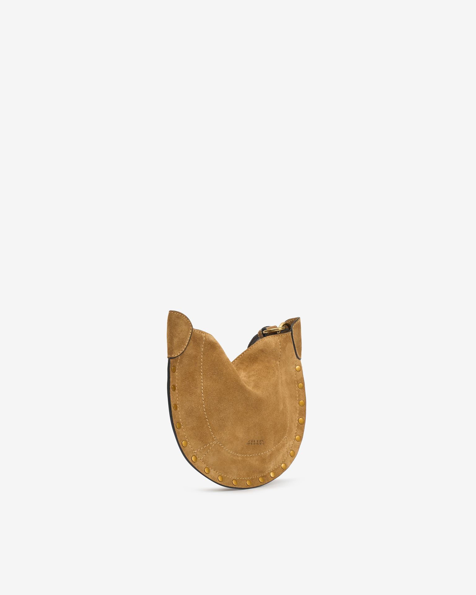 Isabel Marant Mini Moon Soft Shoulder Bag In Brown
