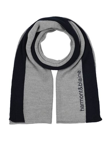 Harmont & Blaine Man Scarf Grey Size - Wool, Acrylic In Gray