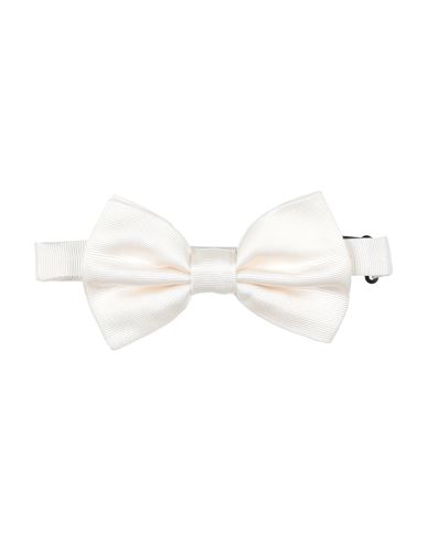 Dolce & Gabbana Man Ties & Bow Ties Ivory Size - Silk In White