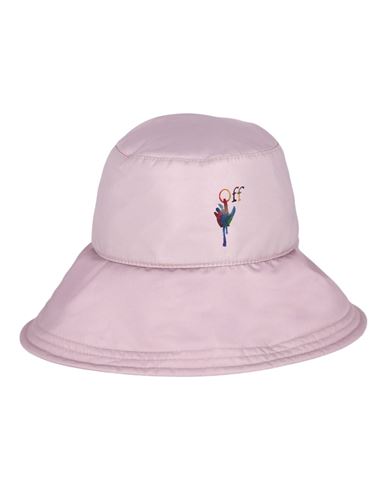 Off-white Hand Off Over Bucket Hat Woman Hat Purple Size Onesize Polyester