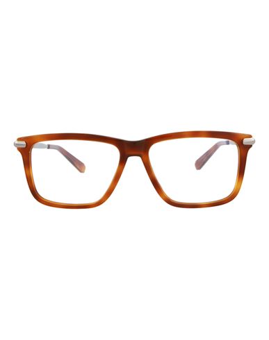 Shop Brioni Square-frame Acetate Optical Frames Man Eyeglass Frame Brown Size 55 Acetate