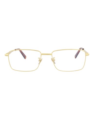 Brioni Square-frame Metal Optical Frames Man Eyeglass Frame Gold Size 56 Metal