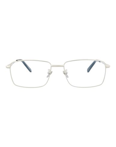 Brioni Square-frame Metal Optical Frames Man Eyeglass Frame Silver Size 58 Metal