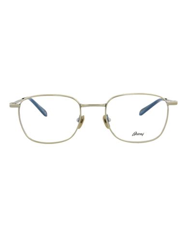 Brioni Square-frame Titanium Optical Frames Man Eyeglass Frame Gold Size 50 Titanium