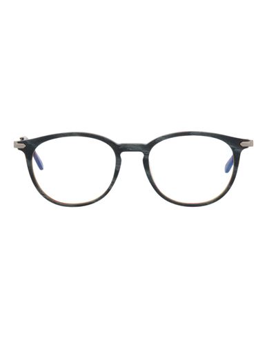 Brioni Round-frame Bio Acetate Optical Frames Man Eyeglass Frame Grey Size 52 Bio Acetate